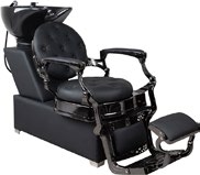 マットブラックのプレミアムシャンプーユニット