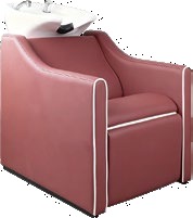 ワインレッドの高級サロンチェア